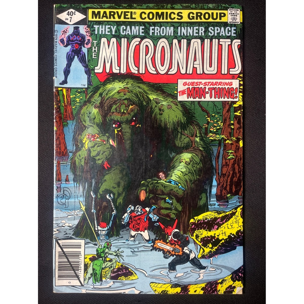 Marvel‎ Comics The Micronauts Issue 7 Guest Starring The Man Thing 1979 40c